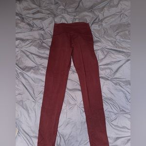 Maroon leggings women’s size medium